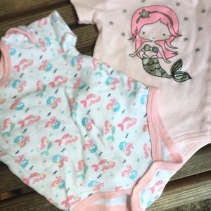 3/6 baby mermaid outfit bundle